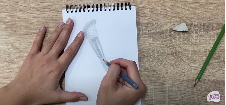 Рисуем Кисть для румян