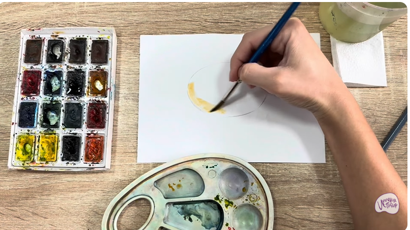 Рисуем Камень опал