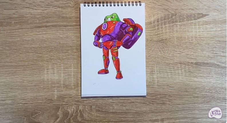 Рисуем Супергерой из "Геройчики"