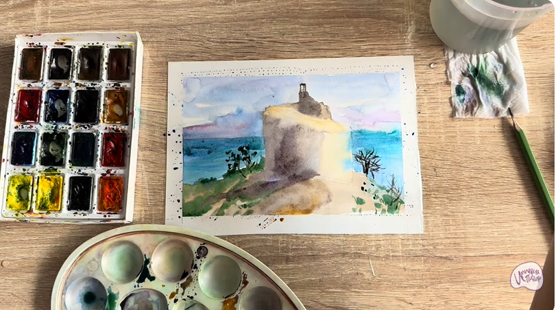 Рисуем Чобан-Кале