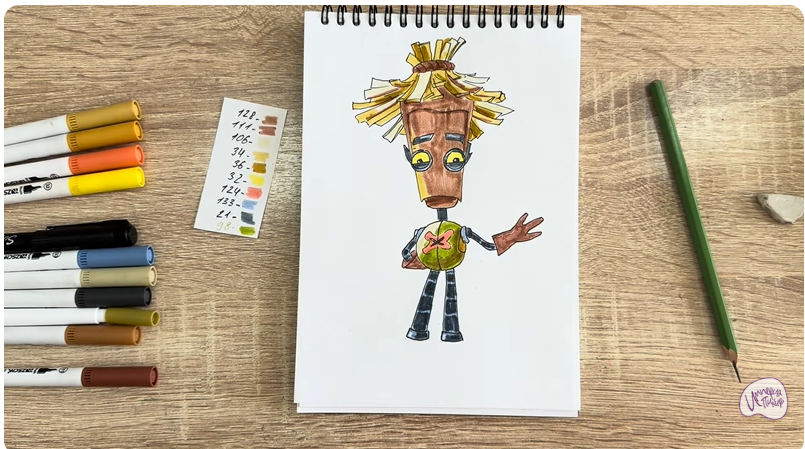 Рисуем Баквит из "Герои Энвелла"