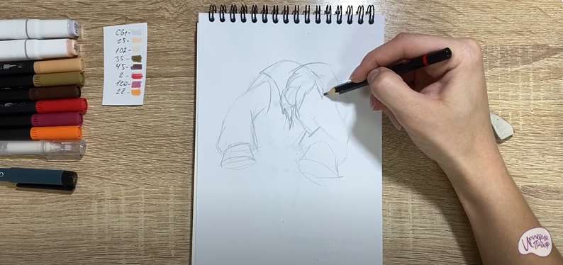 Рисуем Карлик Нос