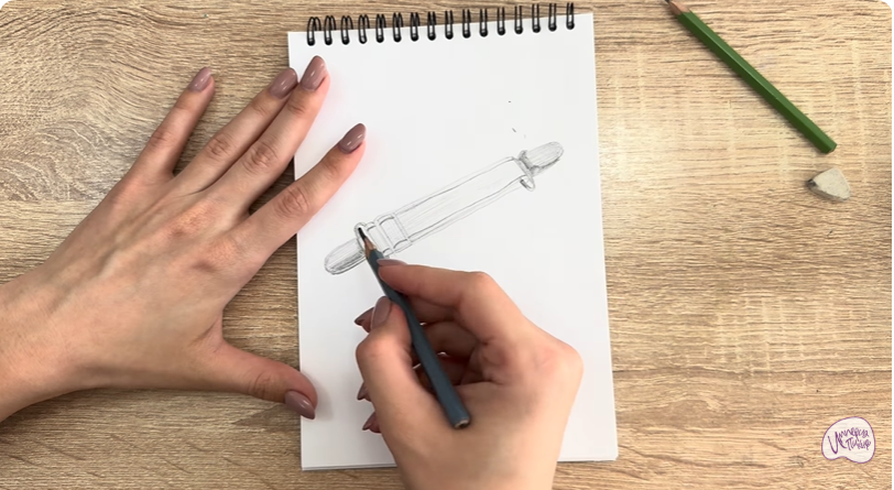 Рисуем Держатель для простыни