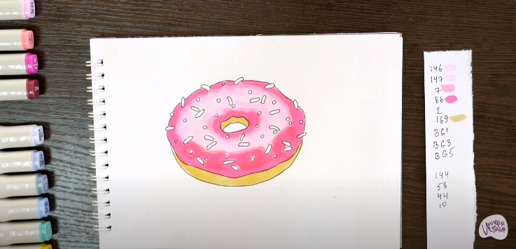 Рисуем Пончик