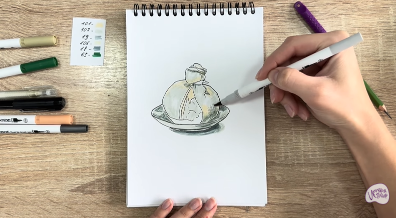 Рисуем Сыр Буратта