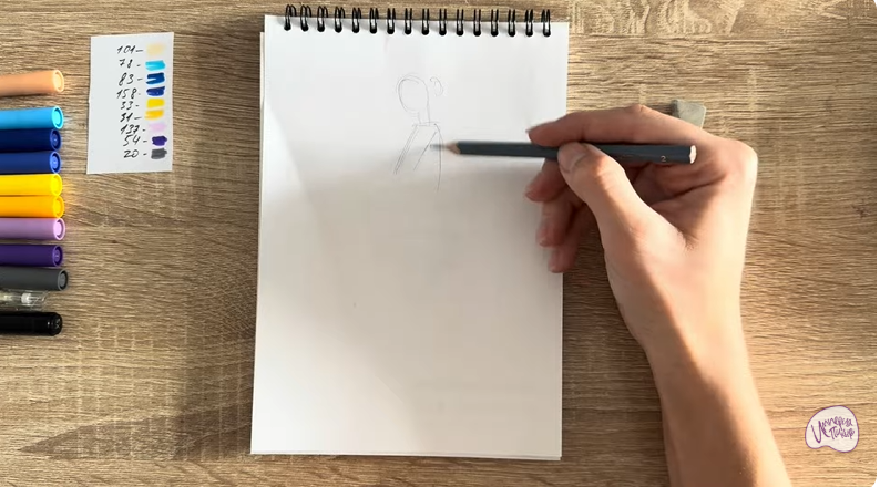 Рисуем Зои из "Кейпоп"