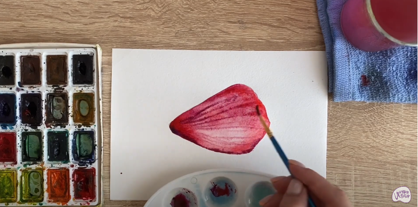 Рисуем Лепесток цветка