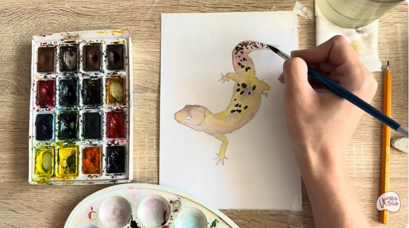 Рисуем Геккон