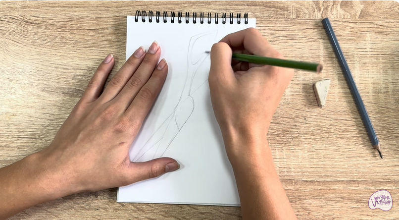 Рисуем Кухонные ножницы