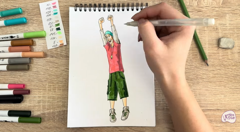 Рисуем Фред из "Город героев"