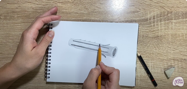 Рисуем Дюбель
