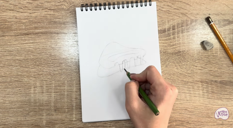 Рисуем Заколка-краб