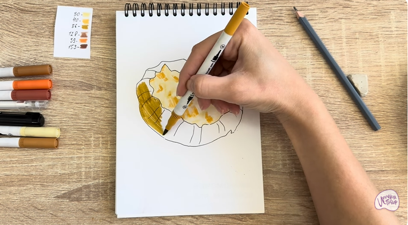 Рисуем Карельская калитка