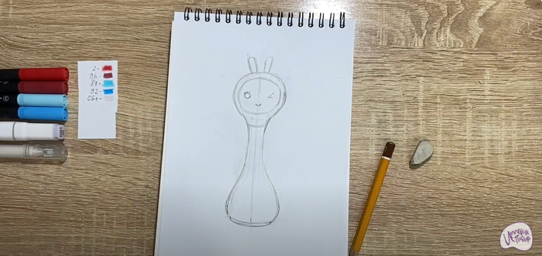Рисуем Игрушка "Умный зайка"
