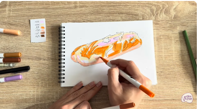 Рисуем Кулебяка