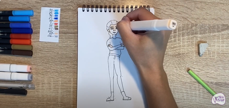 Рисуем Кристина из мультфильма "Финник"