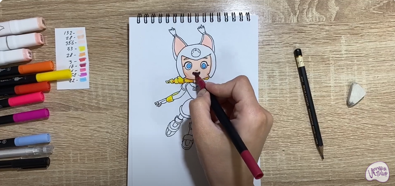 Рисуем Глория из "Геройчики"