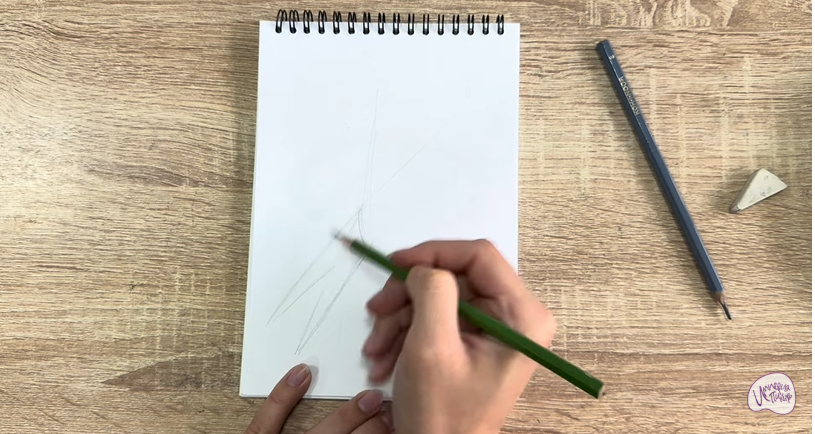 Рисуем Кухонные ножницы