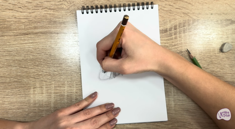 Рисуем Заколка-краб