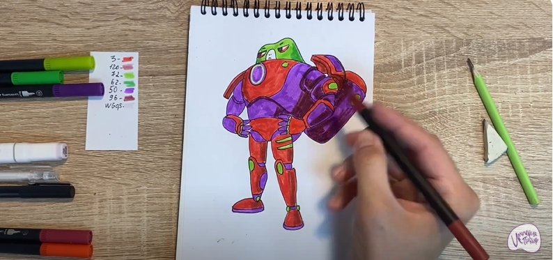 Рисуем Супергерой из "Геройчики"