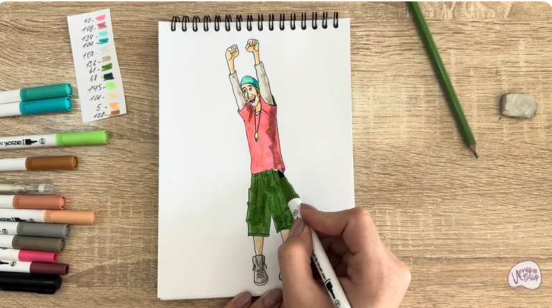 Рисуем Фред из "Город героев"