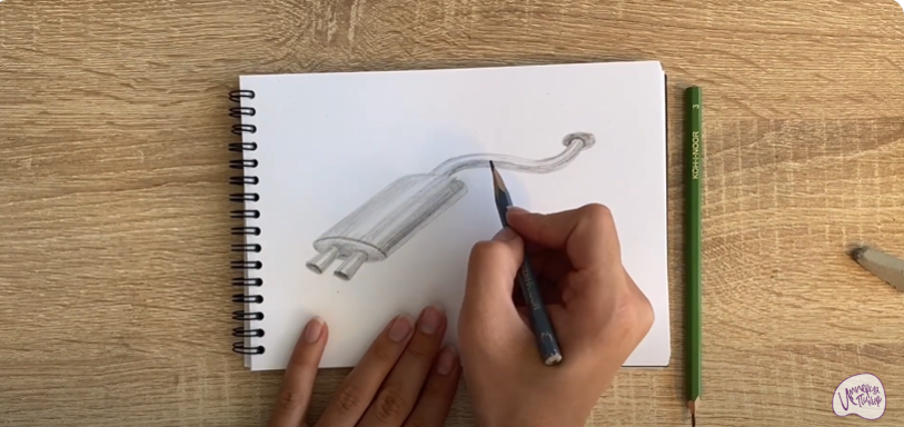 Рисуем Глушитель