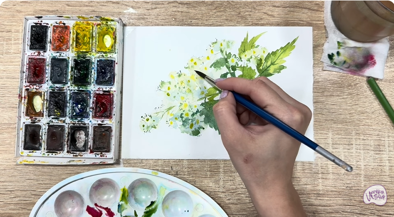 Рисуем Таволга