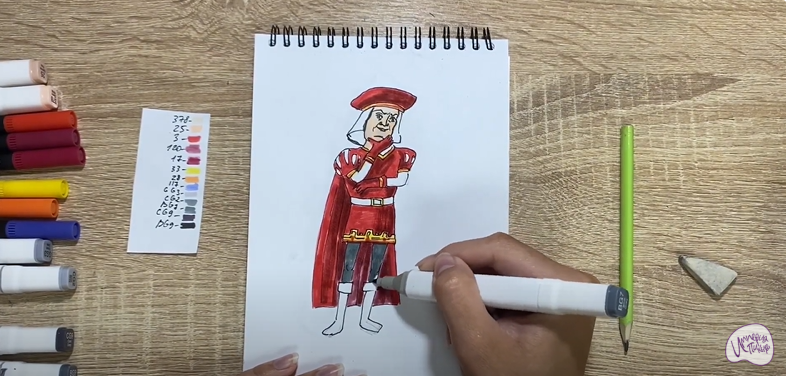 Рисуем Лорд Фаркуад из "Шрека"