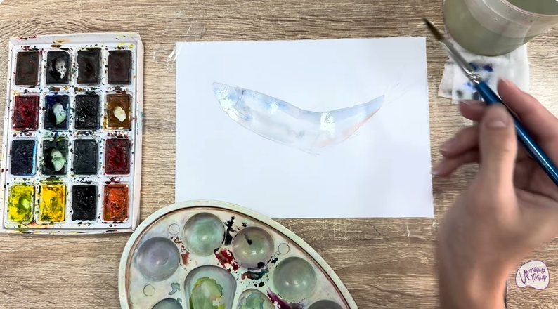 Рисуем Селёдка