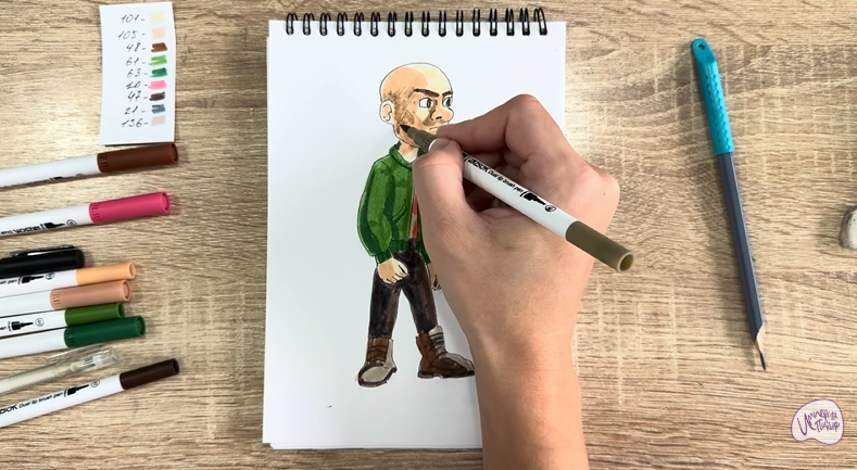 Рисуем Вик из "Побег из будущего"