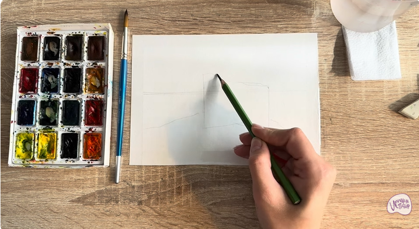 Рисуем Чобан-Кале