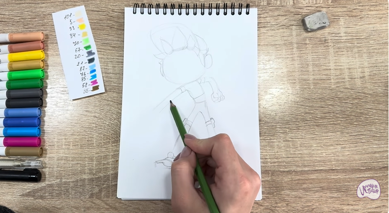 Рисуем Тимми из "Живой гараж"