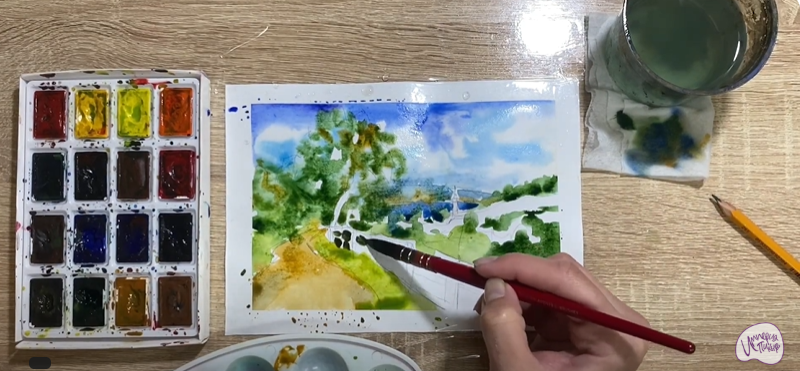 Рисуем Плёс