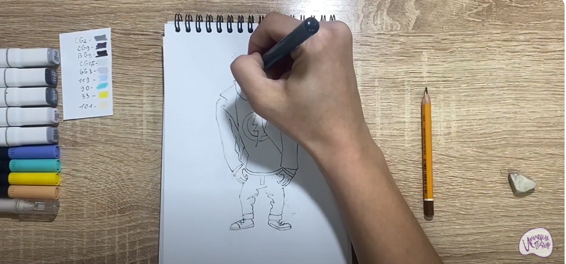 Рисуем Джинни из "Зверопой"