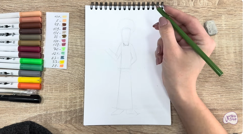 Рисуем Док Динозавров из «Доктор Динозавров»