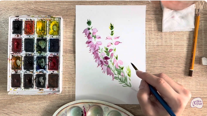 Рисуем Вереск