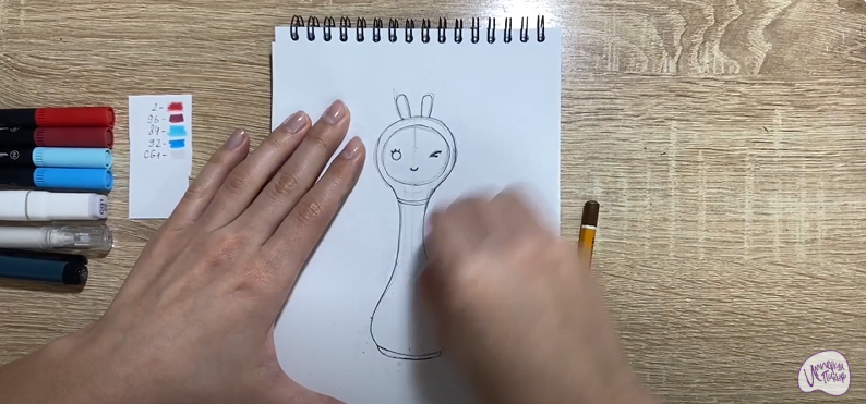 Рисуем Игрушка "Умный зайка"
