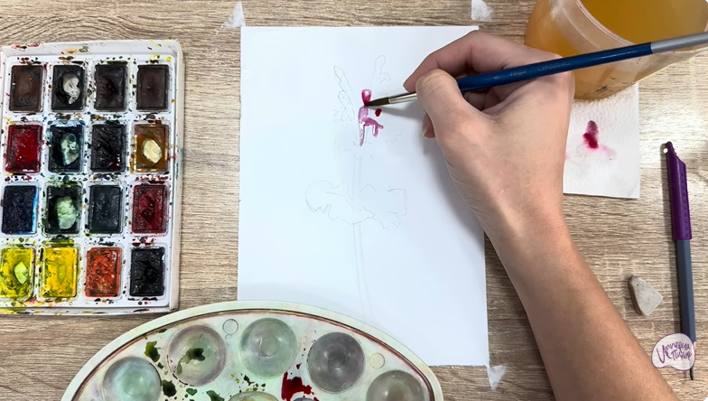 Рисуем Яснотка