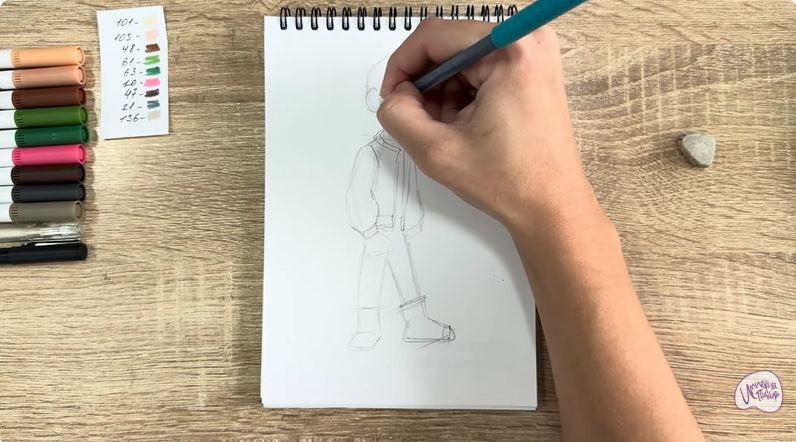 Рисуем Вик из "Побег из будущего"