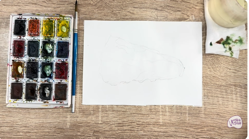 Рисуем Пекинская капуста