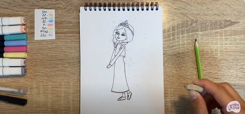 Рисуем Алёнка из "Царевны"