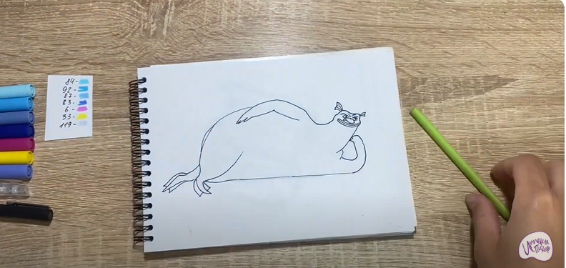 Рисуем Водяной из "Кощей. Начало"
