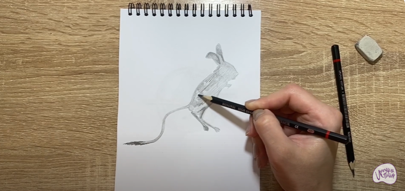 Рисуем Тушканчик