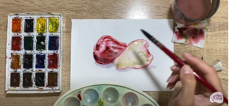 Рисуем Яванское яблоко