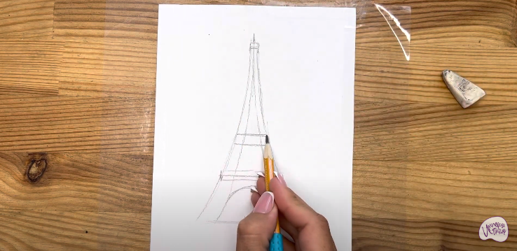 Рисуем Эйфелева башня