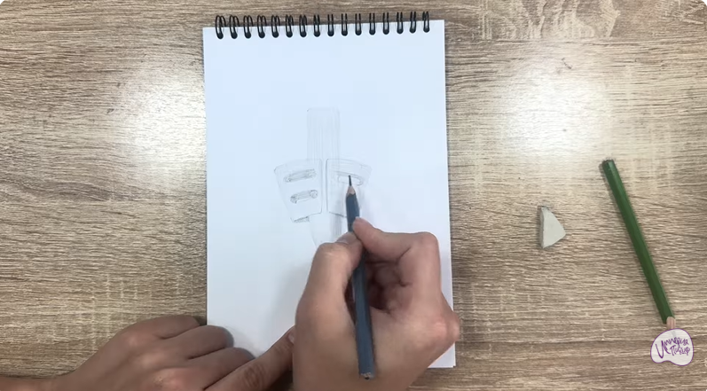 Рисуем Держатель для ручки