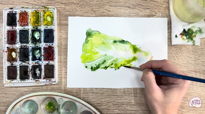 Рисуем Пекинская капуста