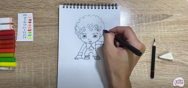 Рисуем Скаут из "Команда Флоры"