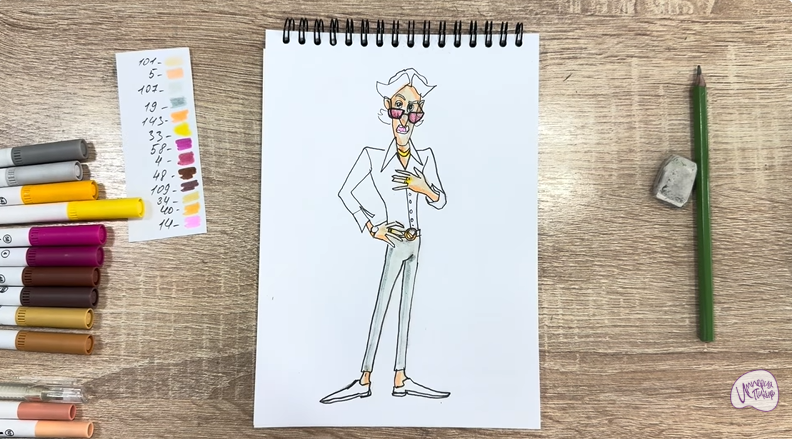 Рисуем Супербро из «Доктор Динозавров»