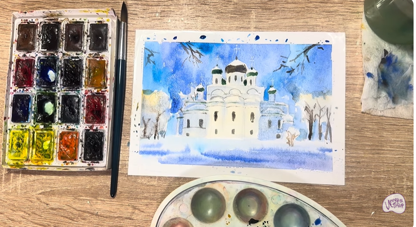Рисуем Переславль-Залесский